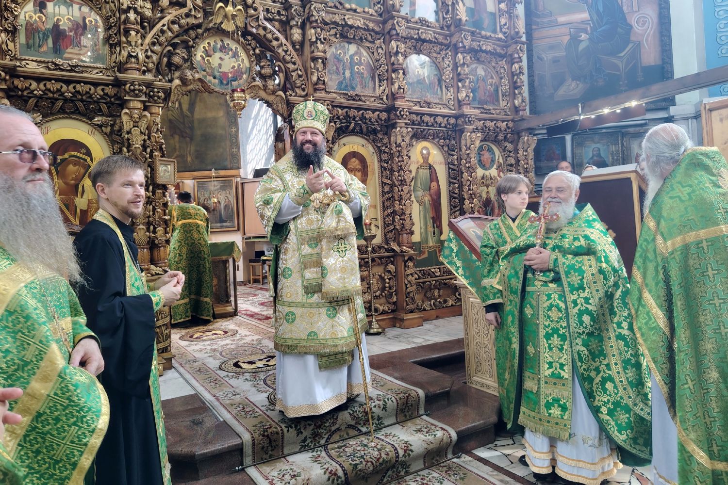 Епископ Гавриил совершил службу в день памяти преподобной Ангелины Сербской