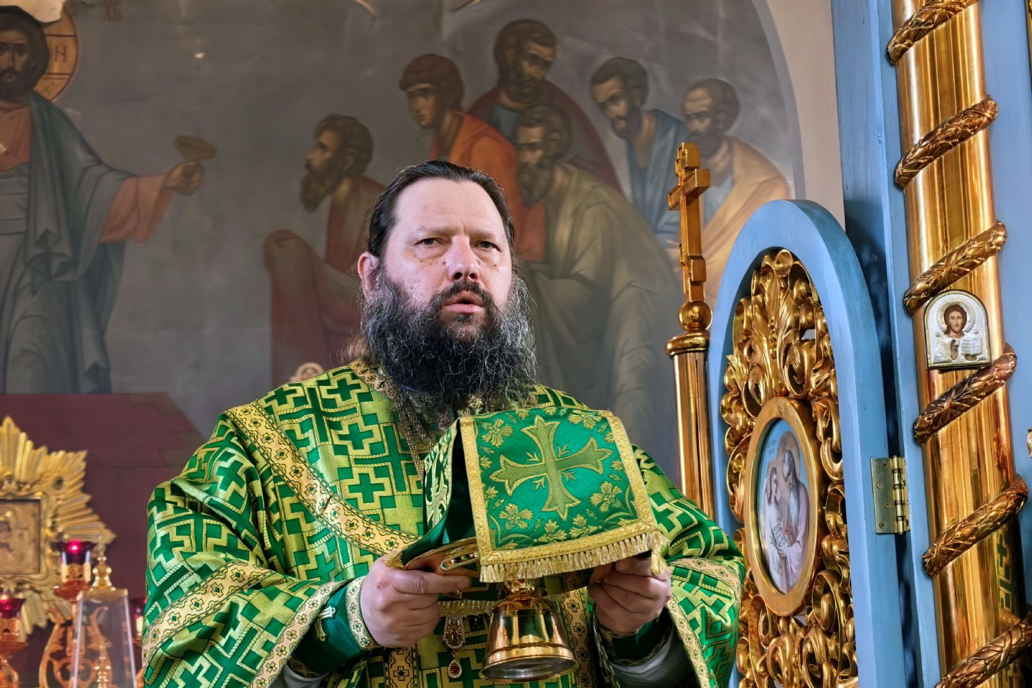 В день преподобных отцов Соловецких епископ Гавриил совершил Литургию в Елабужском монастыре [+Видео]