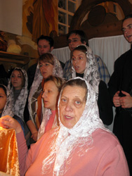 Всенощное бдение в Орловской церкви архиерейским чином. Увеличить изображение. Размер файла: 192,39 Kb [600X800]