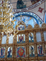 Икона Пресвятой Троицы Сильвестрова Константина в Свято-Вознесенском соборе. Увеличить изображение. Размер файла: 201,6 Kb [600X800]