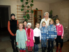 Учащиеся воскресной школы. Увеличить изображение. Размер файла: 92,51 Kb [800X600]