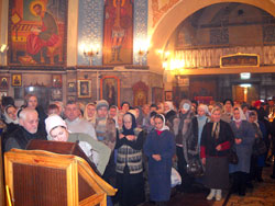 Всенощное бдение в праздник Крещения Господня в Боровецкой церкви г. Набережные Челны. Увеличить изображение. Размер файла: 145,79 Kb [800X600]