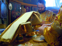 Божественная литургия в день Рождества Иоанна Предтечи. Увеличить изображение. Размер файла: 221,4 Kb [800X600]