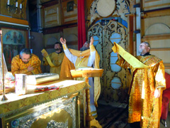 Божественная литургия в день Рождества Иоанна Предтечи. Увеличить изображение. Размер файла: 250,06 Kb [800X600]