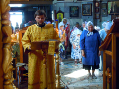 Божественная литургия в день Рождества Иоанна Предтечи. Увеличить изображение. Размер файла: 232,3 Kb [800X600]