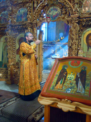 Божественная литургия в день Рождества Иоанна Предтечи. Увеличить изображение. Размер файла: 267,34 Kb [600X800]