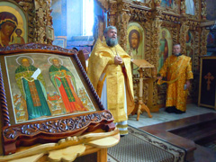 Божественная литургия в день Рождества Иоанна Предтечи. Увеличить изображение. Размер файла: 259,53 Kb [800X600]