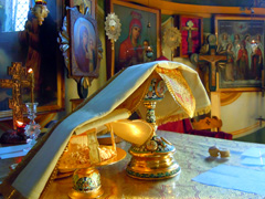 Божественная литургия в день Рождества Иоанна Предтечи. Увеличить изображение. Размер файла: 232,76 Kb [800X600]