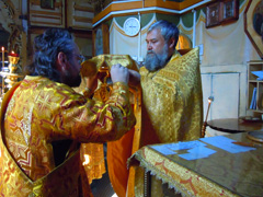 Божественная литургия в день Рождества Иоанна Предтечи. Увеличить изображение. Размер файла: 243,81 Kb [800X600]