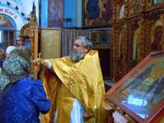 Божественная литургия в день Рождества Иоанна Предтечи. Увеличить изображение. Размер файла: 259,7 Kb [800X600]