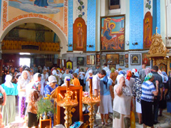 Праздник святых апостолов Петра и Павла в Боровецкой церкви. Увеличить изображение. Рамер файла: 276,74 Kb [800X600]