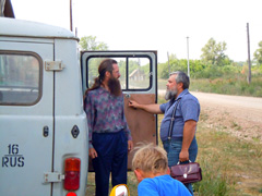 Поездка клириков Боровецкой церкви в с. Анзирка. Увеличить изображение. Размер файла: 167,1 Kb [800X600]