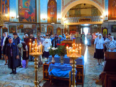 Всенощное бдение в день праздника Успения Божией Матери.Увеличить изображение. Размер файла: 161,47 Kb [800X600]