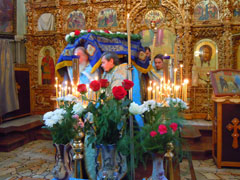 Всенощное бдение в день праздника Успения Божией Матери.Увеличить изображение. Размер файла: 160,17 Kb [800X600]