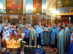 Всенощное бдение в день праздника Успения Божией Матери.Увеличить изображение. Размер файла: 167,65 Kb [800X600]