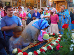 Всенощное бдение в день праздника Успения Божией Матери.Увеличить изображение. Размер файла: 144,68 Kb [800X600]