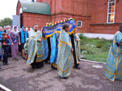 Чин Погребения Божией Матери в Свято-Вознесенском соборе. Увеличить изображение. Размер файла: 155,11 Kb [800X600]