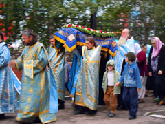 vЧин Погребения Божией Матери в Свято-Вознесенском соборе. Увеличить изображение. Размер файла: 50,95 Kb [800X600]