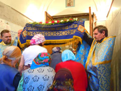 Чин Погребения Божией Матери в Свято-Вознесенском соборе. Увеличить изображение. Размер файла: 128,52 Kb [800X600]