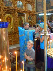 Благословение учащихся на новый учебный год.Увеличить изображение. Размер файла: 112,43 Kb [600X800]