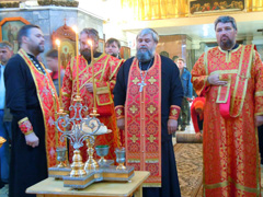 Праздничные богослужения в день Усекновения главы Иоанна Предтечи.Увеличить изображение. Размер файла: 268,52 Kb [800X600]