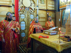 Праздничные богослужения в день Усекновения главы Иоанна Предтечи.Увеличить изображение. Размер файла: 259,78 Kb [800X600]