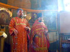 Праздничные богослужения в день Усекновения главы Иоанна Предтечи.Увеличить изображение. Размер файла: 196,61 Kb [800X600]