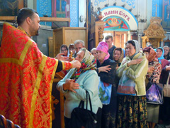 Праздничные богослужения в день Усекновения главы Иоанна Предтечи.Увеличить изображение. Размер файла: 255,41 Kb [800X600]