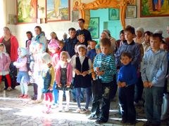 Начало учебного года в детской Воскресной школе. Увеличить Размер файла: 241,17 Kb [800X600]