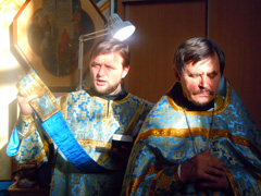 Рождество Пресвятой Богородицы в архиерейском подворье. Увеличить изображение. Размер файла: 221,57 Kb [800X600]