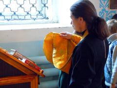 Причащение учащихся воскресной школы Боровецкого храма. Увеличить изображение. Размер файла: 398,33 Kb [800X600]