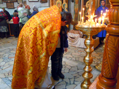 Причащение учащихся воскресной школы Боровецкого храма. Увеличить изображение. Размер файла: 526,01 Kb [800X600]