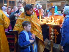 Причащение учащихся воскресной школы Боровецкого храма. Увеличить изображение. Размер файла: 470,73 Kb [800X600]