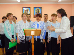 Концерт церковных хоров Набережных Челнов. Увеличить изображение. Размер файла: 174,16 Kb [800X600]