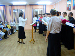 Концерт церковных хоров Набережных Челнов. Увеличить изображение. Размер файла: 180,61 Kb [800X600]