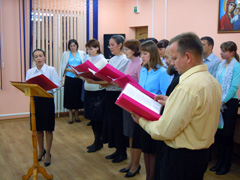 Концерт церковных хоров Набережных Челнов. Увеличить изображение. Размер файла: 175,93 Kb [800X600]