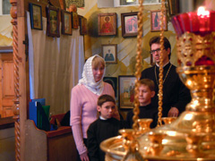 Престольные торжества в Орловском храме. Увеличить изображение. Размер файла: 182,15 Kb [800X600]