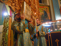 Богослужения в день Введения во храм Пресвятой Богородицы. Увеличить изображение. Размер файла: 248,73 Kb [800X600]