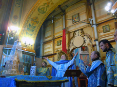 Богослужения в день Введения во храм Пресвятой Богородицы. Увеличить изображение. Размер файла: 232,63 Kb [800X600]