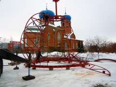 Сборка каркаса нового купола. Увеличить изображение. Размер файла: 187,18 Kb [800X600]