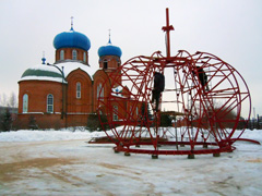 Сборка каркаса нового купола. Увеличить изображение. Размер файла: 201,93 Kb [800X600]