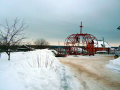 Сборка каркаса нового купола. Увеличить изображение. Размер файла: 190,86 Kb [800X600]