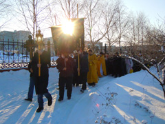 Богослужение в день святителя Николая Чудотворца. Увеличить изображение. Размер файла: 238,99 Kb [800X600]