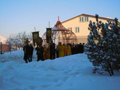 Богослужение в день святителя Николая Чудотворца. Увеличить изображение. Размер файла: 178,19 Kb [800X600]