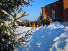 Богослужение в день святителя Николая Чудотворца. Увеличить изображение. Размер файла: 238,95 Kb [800X600]