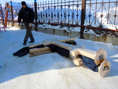 Новые купола Боровецкой церкви. Увеличить изображение. Размер файла: 202,06 Kb [800X600]