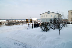 Праздничный молебен и крестный ход в день праздника Крещения Господня. Увеличить изображение. Размер файла: 66,41 Kb [800X536]