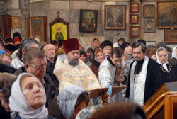 Праздничный молебен и крестный ход в день праздника Крещения Господня. Увеличить изображение. Размер файла: 94,44 Kb [800X536]