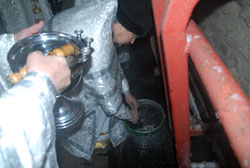 Ночное богослужение в праздник Крещения Господня в Боровецкой церкви. Увеличить изображение. Размер файла: 82,17 Kb [800X536]