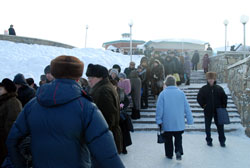 Родник Боровецкой церкви в день праздника Крещения Господня. Увеличить изображение. Размер файла: 74,8 Kb [800X536]